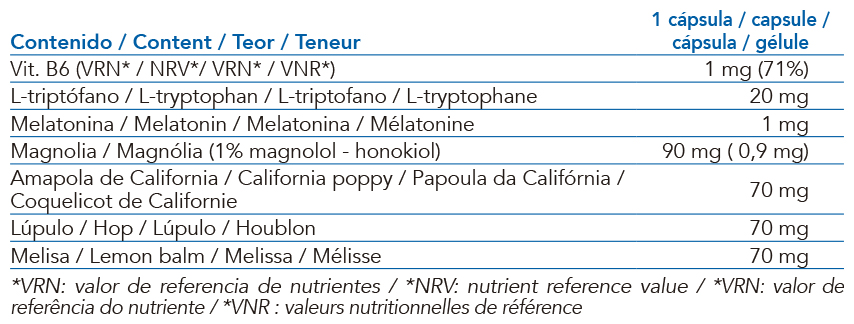 Natural product from Intersa Labs for relaxation with herbal extracts.